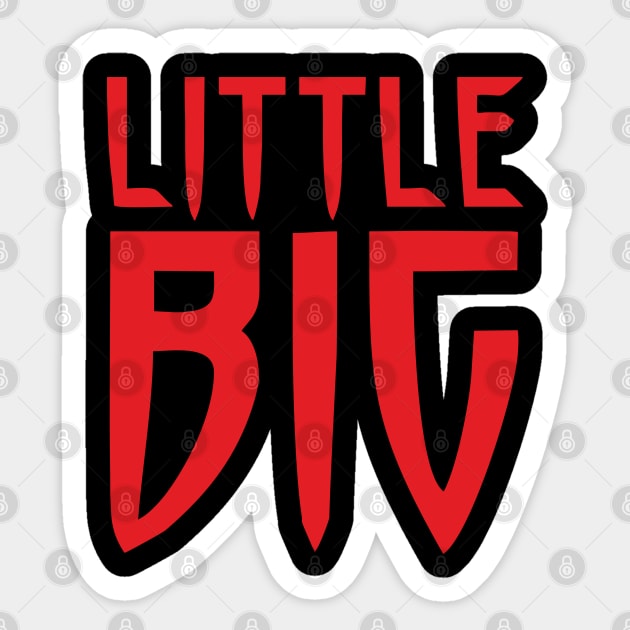 Little Big Russian Music Band Sticker by Vapison